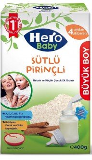 Hero Baby Sütlü Pirinçli 400 gr 400 gr Kaşık Mama kullananlar yorumlar